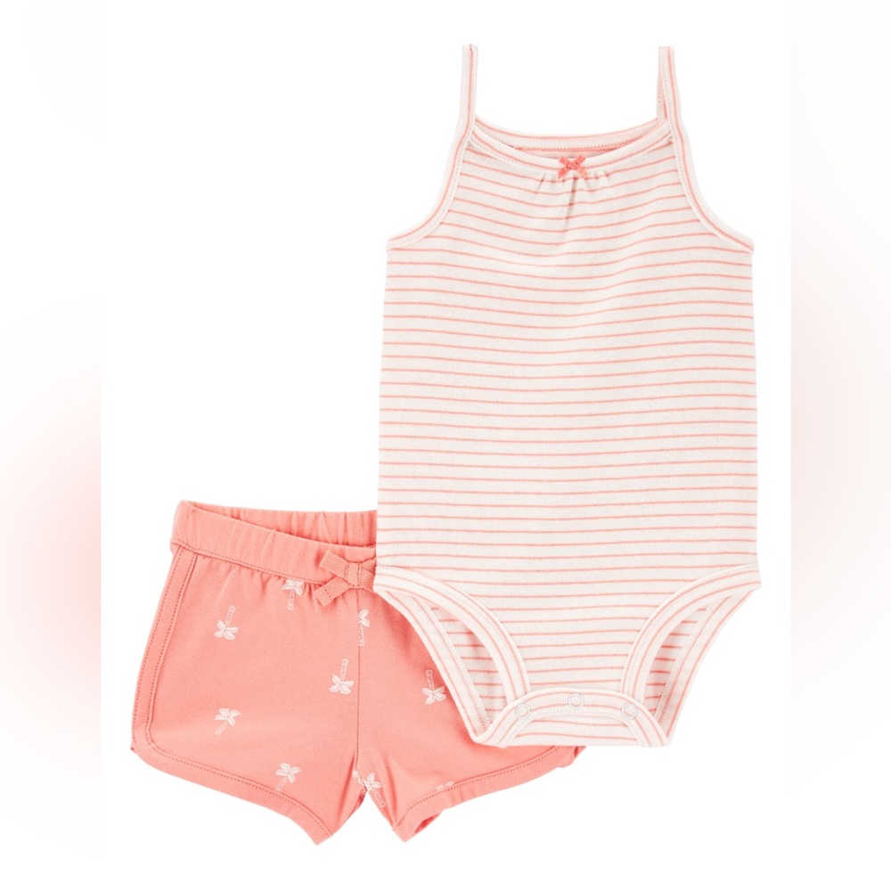 NWT Carter’s Baby 2-Piece Little Bodysuit Set